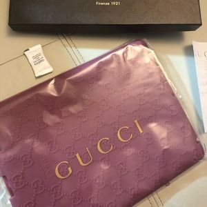 Authentic Gucci silicone GG IPad case
